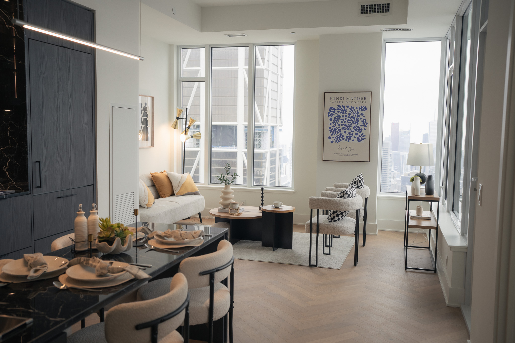 Photograph from a Fitzrovia rental community shoot